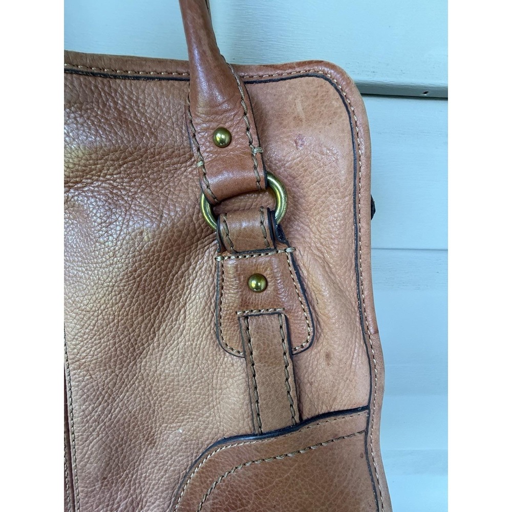 FOSSIL Handbag In Rust. GENUINE LEATHER - Picture 4 of 6